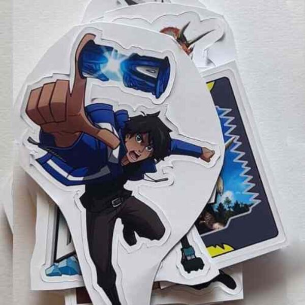 Anime Nostalgia Stickers For Laptop/Mobile (25 Stickers)