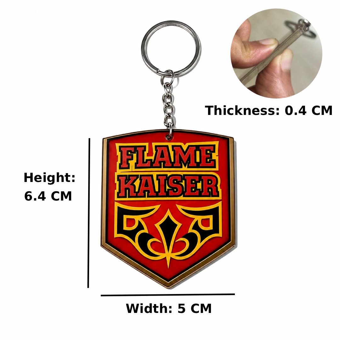 Flame Kaiser Keychain
