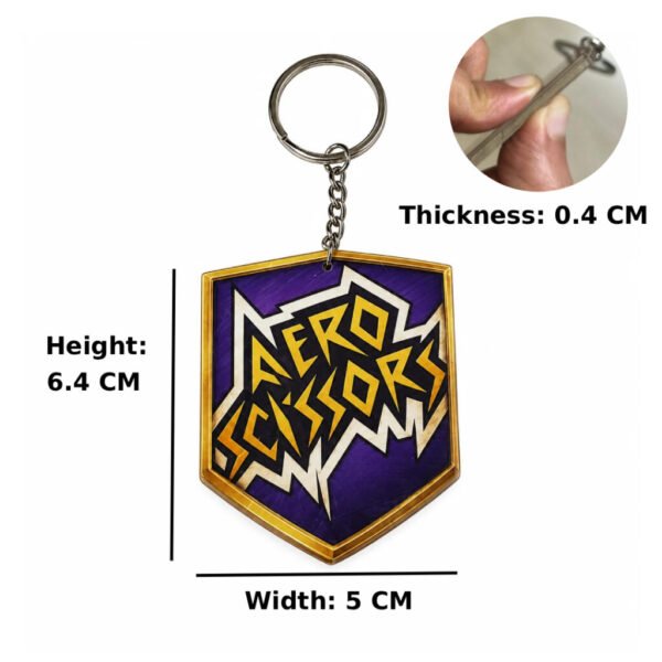 Idaten Jump Aero Scissors Keychain