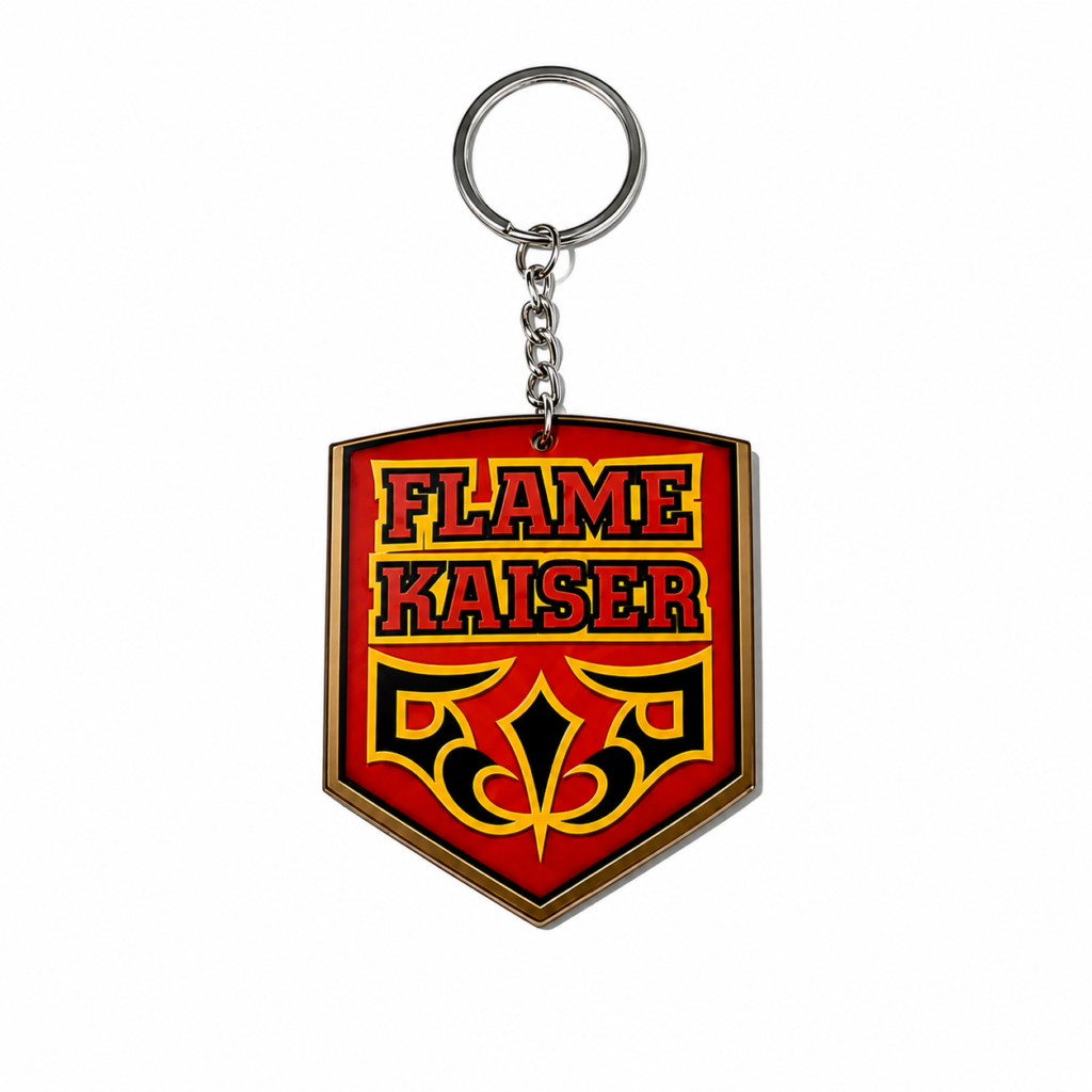 Flame Kaiser Keychain