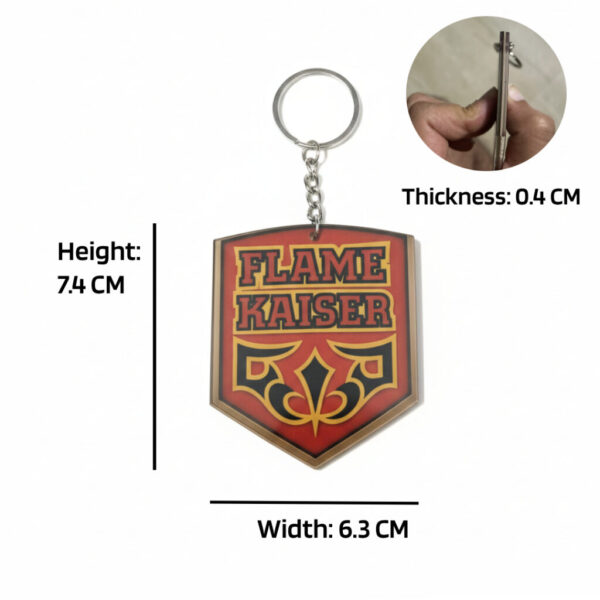 Idaten Jump Flame Kaiser Keychain