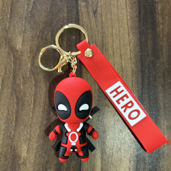 Deadpool 3D PVC Silicone Keychain