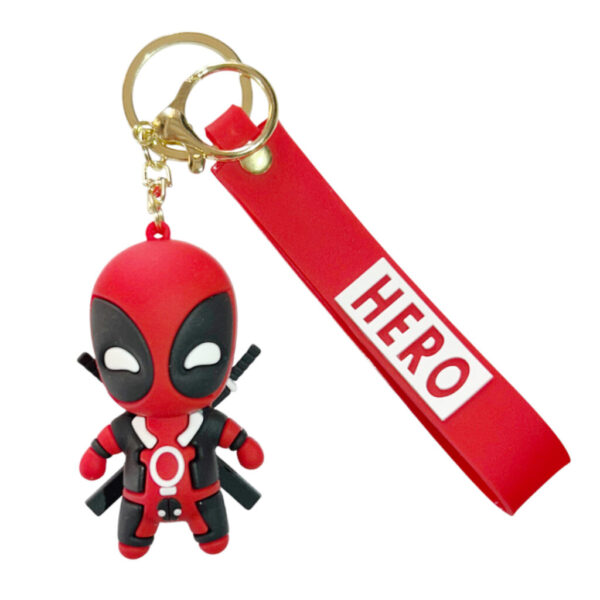 Deadpool 3D PVC Silicone Keychain